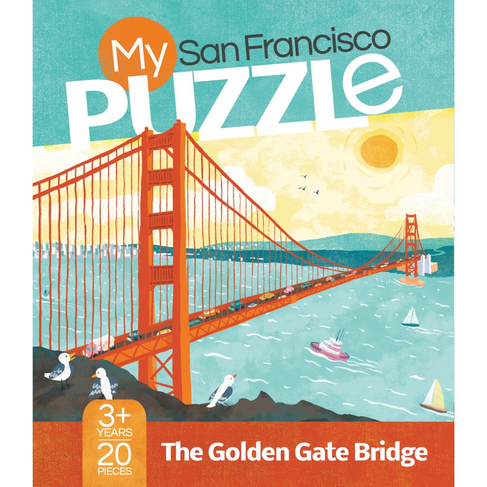 My San Francisco Puzzle: The Golden Gate Bridge - Walmart.com - Walmart.com
