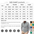 thumbnail image 3 of LWavelet Men's Houndstooth Quarter-Zip Shirt - Subtle Pattern Design, Perfect for Smart Casual & Weekend Plans Black 2XL, 3 of 5
