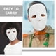 thumbnail image 2 of KAKOWELY 3 máscaras DIY, máscaras blancas para pintar para Halloween, máscaras blancas para fiestas, máscaras blancas para Halloween, máscaras blancas en blanco., 2 of 4