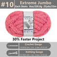 thumbnail image 2 of Yarn Cozyful Chunky Chenille #10 Terracotta Rose 226,8 g, 2 of 8