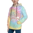 thumbnail image 4 of My Melody Kids' Hoodie 3D Print Sweatshirt Soft Pullover Hooded with Big Pockets Fans Gifts for Boys or Girls Small, 4 of 7