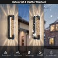 thumbnail image 3 of Lámpara de pared exterior Camuucci 50 cm LED impermeable negra, 3 of 7