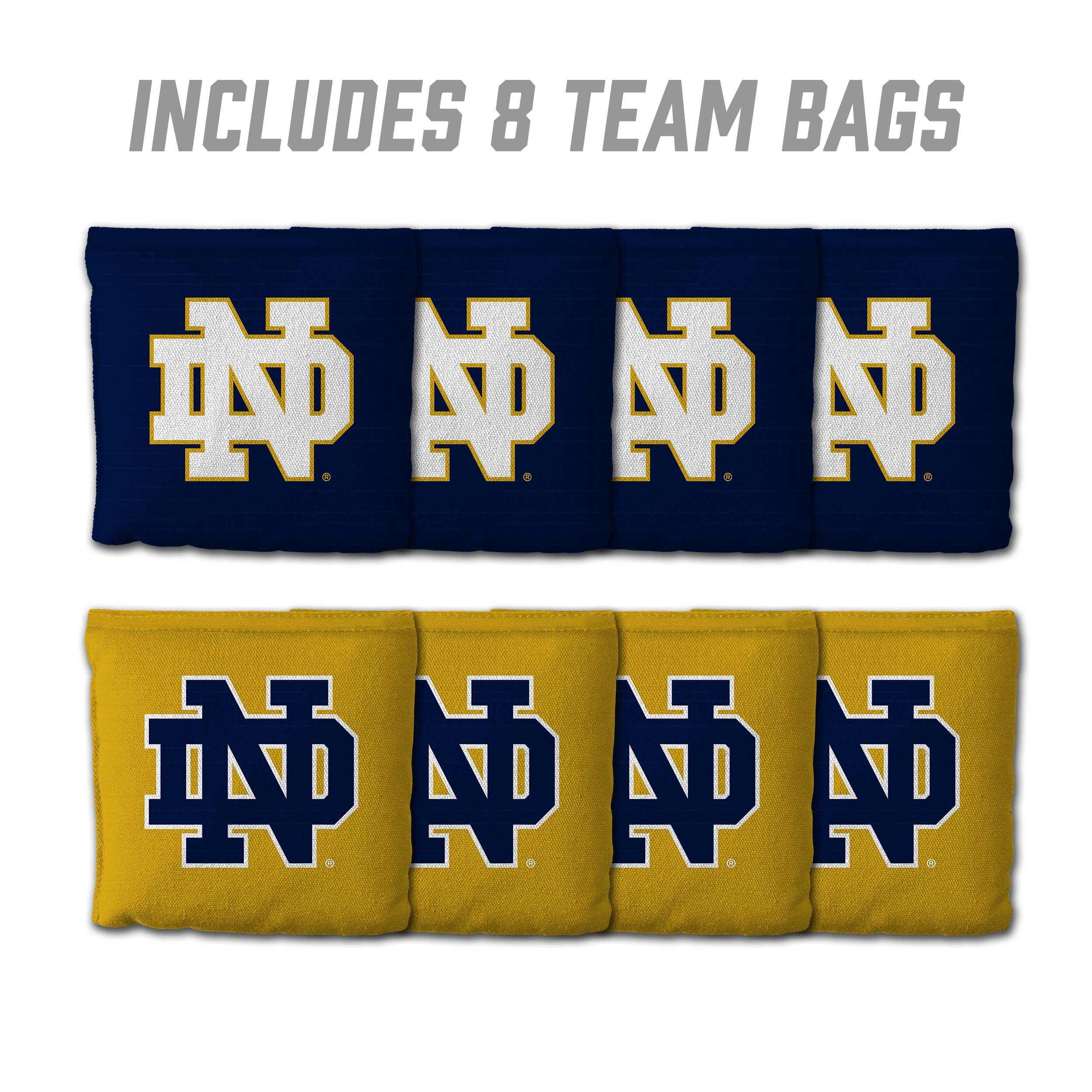 Notre Dame Fighting Irish 8pk Licensed Cornhole Bags