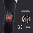 thumbnail image 4 of Copper Compression Knee Brace, Breathable Discomfort Relieve Multipurpose Copper Knee Stabilizer Comfortable Support  for Joint Stiffness for Women L, 4 of 7