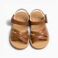 thumbnail image 5 of kpoplk Girls Sandals Little Girl Summer Dress Shoes Lightweight Open Toe Beach Holiday(Brown,12), 5 of 9