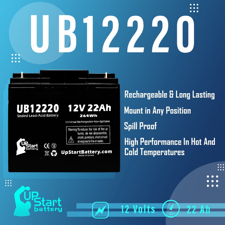 Mini Dc Ups UB12220 Universal Sealed Lead Acid Battery (12V, 22Ah, T4 Terinal, AG Battery Backup For Wifi Router