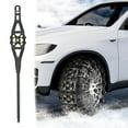 thumbnail image 2 of 5Packs Snow Chains for Car Tire, Portable Anti-skid Tire Chains for Car, Pickup Trucks and SUV, Quick Easy Installation Adjustable Tire Traction Chain for Tire Width 165-265mm, 2 of 8