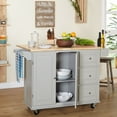 thumbnail image 6 of Thatcher Kitchen Cart, Grey, 6 of 6