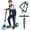 Blue, variant on SIMATE Kick Scooter for Kids Ages 6+ Teens & Adults,3 Adjustable Levels,Foldable and Lightweight ,Suspension, 8in Big Wheels Max Load 240 LBS
