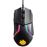 Angle View: SteelSeries Rival 600 Gaming Mouse - 12,000 CPI TrueMove3Plus Dual Optical Sensor - 0.5 Lift-off Distance - Weight System - RGB Lighting
