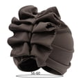 thumbnail image 2 of Awdenio Winter Women's Hats & Caps Head Wraps Ruffles Turbans Head Wraps for Women Pre-Tied Bonnet Hair Hats Beanie Cap, 2 of 6