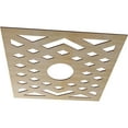 thumbnail image 2 of 28"OD x 7 1/4"ID x 1/4"T Chevron Wood Fretwork Pierced Ceiling Medallion, Birch, 2 of 16
