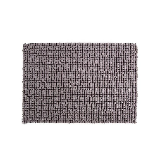 Alfombra de baño extra absorbente, lavable a máquina, microfibra de chenilla, alfombrilla para salida de ducha (40 60 cm, gris claro) Rojo Verde Cocina, Decoración y Otros