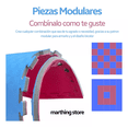 thumbnail image 4 of Tatami Piso Tapete de Gimnasio Artes Marciales Marthing Kit 10 piezas 100x100cm Bicolor K10TF2, 4 of 7