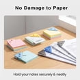 thumbnail image 5 of Dusknt Zip Clip for Paper, Push Stapler with Reusable Clips, No Hole Binding Tool, Handheld Paper Clam Clip Dispenser for Documents Studant Test Papers, 5 of 9