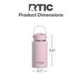 thumbnail image 4 of RTIC 16 oz Ceramic Lined Insulated Outback Water Bottle, Leak Resistant, Pale Pink, 4 of 8