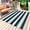 Navy Green, variant on Blue Navy Striped Outdoor Rug 6x9 Ft - Reversible Patio Rug Outdoor Camping Rugs, Modern Ombre Abstract Lines Pattern Washable Indoor Outdoor Area Rugs, Non-Slip Outdoor Carpet Runner for Deck/Porch