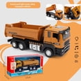 thumbnail image 4 of FEOLGEHLY Construction Cement Mixer Toy Truck for Boys, Heavy Duty Cement Mixer Truck for Pretend Play, Alloy Realistic Pull Back Truck with Lights and Sound, Perfect Birthday for Toddlers Ages 3-8, 4 of 8
