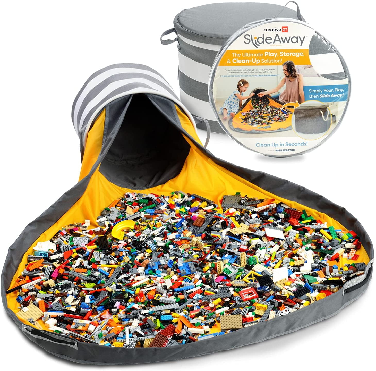 slide away toy storage