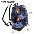 thumbnail image 2 of Goofa The Nightmare Before Christmas Pattern Leather Backpack Purse for Women Fashion Multipurpose Design Handbag Ladies Shoulder Bags Travel Backpack, 2 of 4