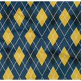 thumbnail image 4 of oneOone Cotton Poplin Twill Dark Navy Blue Fabric Argyle Check Sewing Fabric By The Yard Printed Diy Clothing Sewing Supplies 56 Inches Wide, 4 of 4
