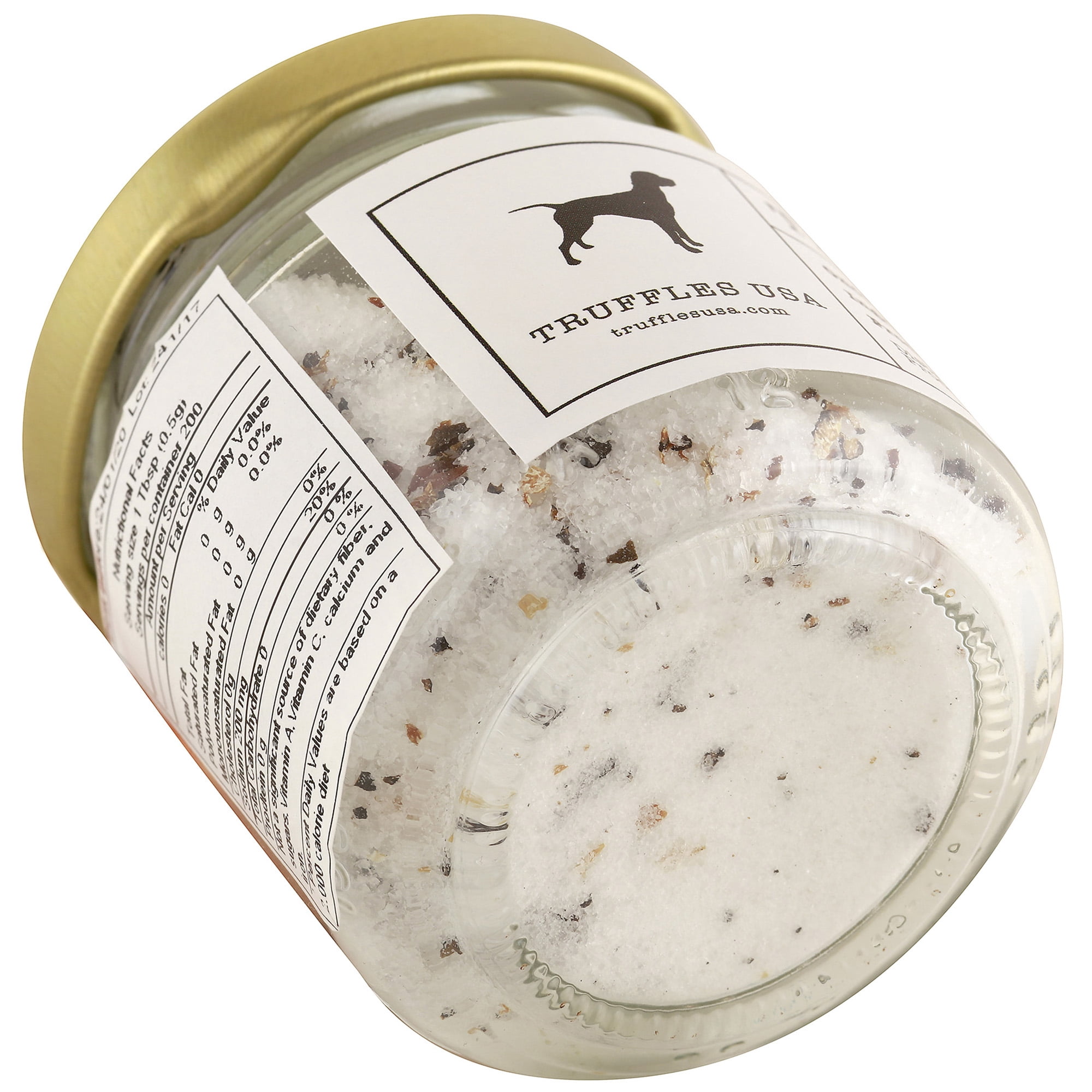 TRUFFLES USA Black Truffle Salt 3.5 oz (100g) Product of Italy