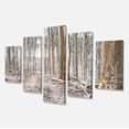 thumbnail image 2 of Forêt Dense en Hiver Photographie - Art Moderne sur Toile de Forêt, 2 of 3