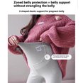 thumbnail image 4 of Winter Ready Cotton Pregnancy Leggings With Elastic Waistband Full Abdomen Coverage Comfort Maternity Leggings, 4 of 9