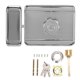 thumbnail image 1 of Door Lock High Security Electric Door Lock For Home Cafe Office Dorm ANGGREK Como se muestra en la descripción, 1 of 8