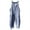 Blue, variant on utcoco Women's Casual Striped Relaxed Overall Jumpsuits