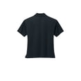thumbnail image 4 of MERCER+METTLE Women's Stretch Jersey Polo | Short Sleeve Work Polo for Women, Moisture Wicking Jersey Shirt - Night Navy L, 4 of 4