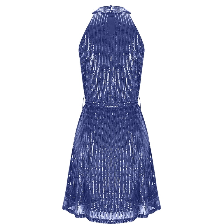 drop waist sequin mini dress Charming Radiance Drop Waist Sequin Mini Dress main image 1