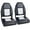 302-White/Charcoal/Navy Blue(2 seats), variant on NORTHCAPTAIN S1 Deluxe High Back Folding Boat Seat,Stainless Steel Screws Included,Light Grey/Charcoal(2 Seats)