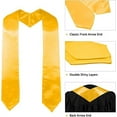 thumbnail image 4 of JARENGO Unisex Adult Plain Graduation Stole Sash 60", 4 of 6