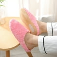 thumbnail image 6 of KYAIGUO Women Men Slippers for Indoor Outdoor Plush House Slippers Anti-Skid Plush Couples Slides, 6 of 9