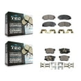 thumbnail image 1 of TEC Front Rear Ceramic Brake Pads Kit for Car Honda CR-V Acura RDX Accord Crosstour KTC-100058, 1 of 10