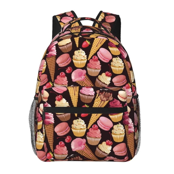 Xecao Ice Cream Cake Backpack, a stylish and functional choice for both men and women, is the perfect basic bookbag for college, work, or travel