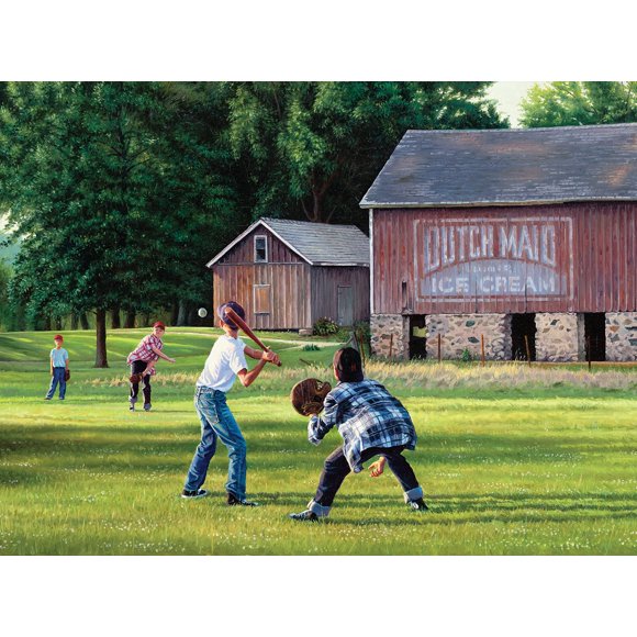 1000 Piece Puzzle for Adults Terrence Fogarty Rural Delivery Jigsaw Puzzle, 27x20 Inches by KI Puzzles