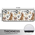 thumbnail image 5 of Kitchen Rugs Sets Of 2,Golden Retriever Anti Fatigue Kitchen Mat Rugs Non Slip Washable,Decorative Kitchen Floor Mats for Kitchen,Sink,Laundry,17"x47"+17"x47", 5 of 5