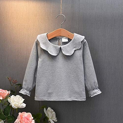 Toddler Baby Girl Kids Autumn Clothes Long Sleeve Party Tops T Shirt Sweatshirt