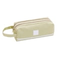thumbnail image 2 of Soft Pencil Case,Colored Pencil Pouch Cute Pencil Box Zipper Pouch Pencil Bag,Pencil Holders Aesthetic Supplies Classroom Must Haves Hard Shell Pencil Case Pen, Pencil & Marker Cases Khaki, 2 of 9