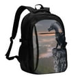 thumbnail image 1 of Balery Black Dragon Cliff Dawn Mochila con carga USB para hombre y mujer - Mochila impermeable y antirrobo para portátil con puerto USB para viajes, trabajo, estudios y universidad, 1 of 7