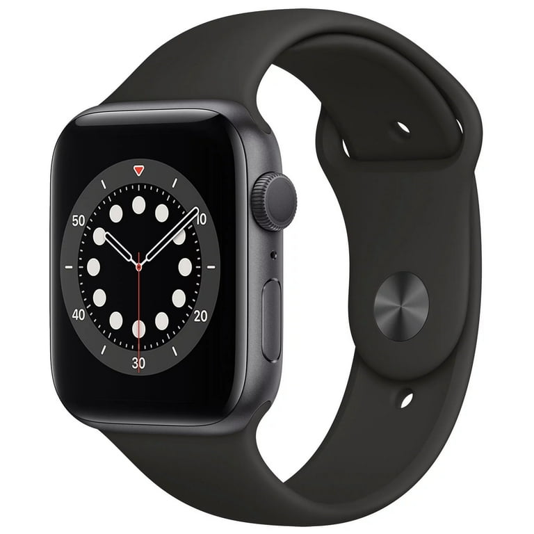 本日まで！Apple  watch series6 ブラック Apple Watch Series 6 GPS 44mm, Space Gray Aluminum, Black Sport
