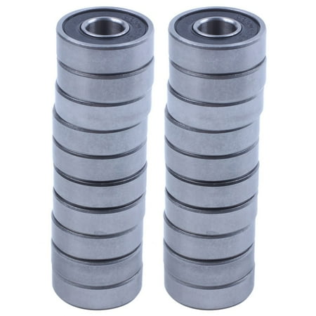 

20Pcs 6000RS Shielded Deep Groove 10mmx26mmx8mm