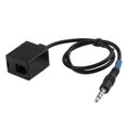 thumbnail image 1 of Bearachild Conector de 3,5 mm a RJ9 4P4C convertidor Adaptador de cable de extensión de audio para cable de teléfono Juegos de teclado y mouse para computadora, 1 of 6