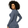 thumbnail image 2 of Felina | Velvety Soft Scoop Neck L/S (Vintage Indigo, Large), 2 of 2