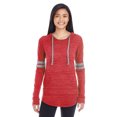 thumbnail image 1 of Jersey de bajo perfil con capucha para mujer VN SCARL/ VN GRY 2XL Holloway 229390, 1 of 1