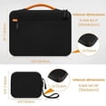 thumbnail image 4 of JETech Laptop Sleeve for 13.3-Inch MacBook Air/Pro, 14-Inch MacBook Pro (M4 / M3 / M2 / M1) 2021-2024, 13-13.6 Inch Notebook, Waterproof Carrying Case with Small Bag (Black), 4 of 7