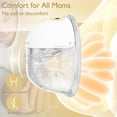 thumbnail image 3 of Extractor de leche manos libres Momfree F6 con control de aplicaciones, amarillo, 3 of 8