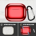 thumbnail image 3 of Housse d'Écouteurs Compatible pour 3 2021 Électroplaqué TPU Housse de Protection avec Mousqueton, 3 of 8